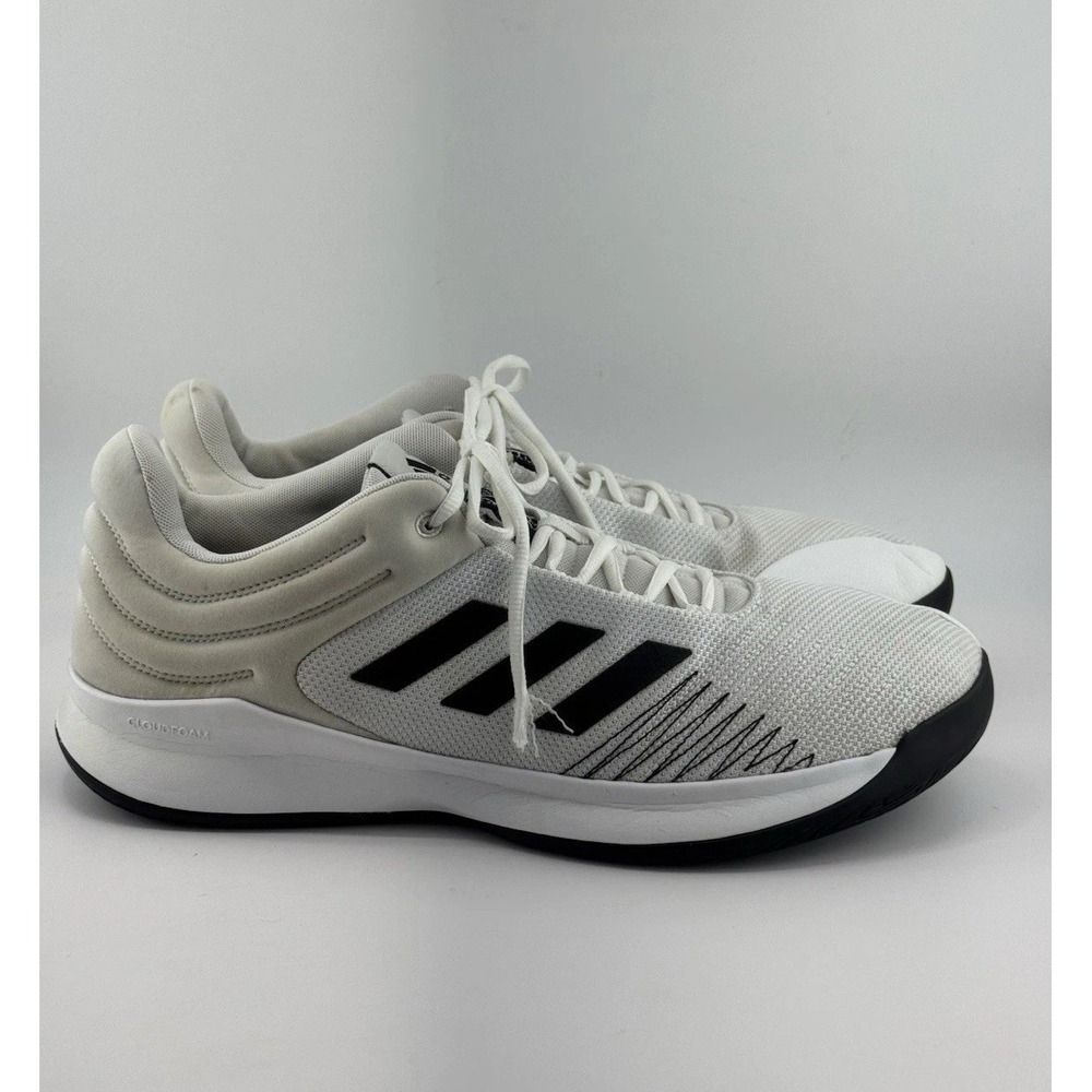 Adidas Pro Spark Low 2018 Men's Basketball Shoes AP9838 White Size 15